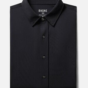 RHONE Black Casual Button Down Shirt